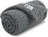 Luciphia Premium Fleece Dog Puppy Blanket, Soft Pet Sherpa Calming Cat Blanket Throw for Small Medium Dog Cat (Grey,