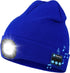 Wmcaps Bluetooth Beanie with Light, Unisex USB Rechargeable Hat with Cordless Headphones, Unique Gift for Men