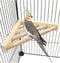 Litewoo Bird Perch Corner Platform Stand Shelf for Birds Budgie Parakeet Cockatiel