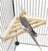 Litewoo Bird Perch Corner Platform Stand Shelf for Birds Budgie Parakeet Cockatiel