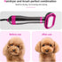 Dog Hair Dryer, 2-in-1 Blower with Brush, 3-Modes Professional Home Grooming Drying for Small Large Cat Pet Puppy