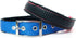 Downtown Pet Supply Deluxe Dog Collar - Blue, M - Padded Adjustable with Metal Buckle & D-Ring, Machine Washable &