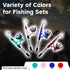 Spinning Fishing Rod and Reel Combo Set with Tackle Box, Kids Fishing Pole, Carbon Fiber Telescopic Fishing Rod Kit