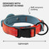 CollarDirect Airtag Dog Collar - Reflective Nylon Neoprene Leather Holder for Apple Air Tag for Large, Medium, and