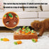 Generic 12 1 Snuffle Toys for Dogs - Carrot Interactive Feed Game, Piece Plush Puzzle Mat for Puppy Mental Stimulation