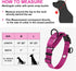 Martingale Dog Collars, Adjustable Reflective Nylon No Pull Choker Collar for Training Medium Large Dogs (M, Hot Pink)