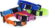 Okuna Outpost 16 Pack Adjustable Breakaway Puppy Collars for Small Pets, Soft Nylon Whelping Collars, 16 Rainbow