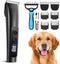 PAPMINI Dog Clippers for Grooming Thick Hair with Undercoat Rake, Low Noise