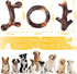 Dog Toys - 3 Pack Indestructible Chew Toys for Aggressive Chewers, Tough Nylon Bacon Flavor