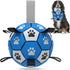 QDAN Extra Large Dog Toys, Soccer Ball - Durable Dog Balls for Extra Large Dogs, Outdoor Water Toy (9 Inch)