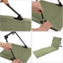 1.1lbs Ultra-Lightweight Foldable Camping Backrest Chair - Portable Outdoor Lazy Chair with Waterproof Oxford Fabric
