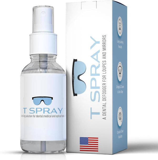 Anti Fog Spray - Professional-Grade Anti-Fog Spray for Glasses, Dental Loupes, Hockey