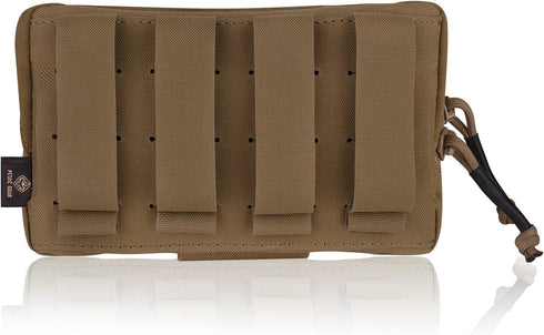 PETAC GEAR Tactical Molle Admin Pouch, Small Organizer Pocket for Tactical Vest, EDC Gun Belt, Molle Platform