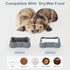 Slow Feeder Dog Bowl, Prevent Overeating with 35 Strong Suction Cups, Grey, for Medium and Small Breeds