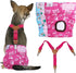 CuteBone Dog Diapers Female 3 Pack Reusable Doggy Diapers with One Suspender
