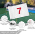 KINGTOP Numbered Golf Flag, 8x6 Inch Mini Practice Putting Green Flags, Upgraded Dual-Layer Nylon