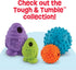 Brightkins Tough & Tumble Small Pufferfish - Interactive Dog Puzzle Toy for All Breeds