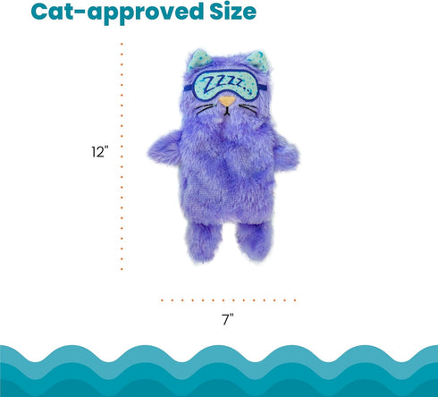 Catstages Plush Purr Pillow Cat Toy - Touch-Activated Calming Companion
