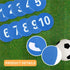 KaiYeA 10Pcs Spot Markers Numbered Floor Spot Markers Footstep Mat, Gym Floor Practice, Training Mat Flat Disc Markers