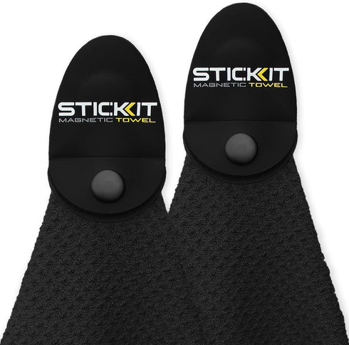 STICKIT Magnetic Golf Towel - Ultra-Absorbent with Waffle Weave Microfiber - Golf
