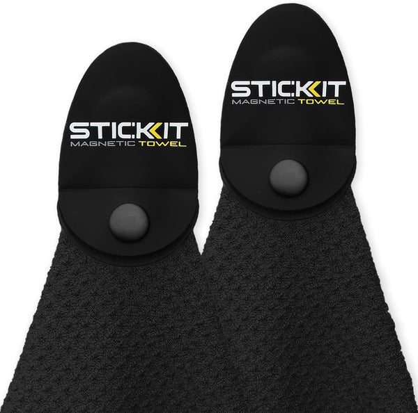 STICKIT Magnetic Golf Towel - Ultra-Absorbent with Waffle Weave Microfiber - Golf