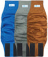 Paw Inspired 3-Count Reusable Male Dog Wraps, Washable Diapers for Male Dogs,