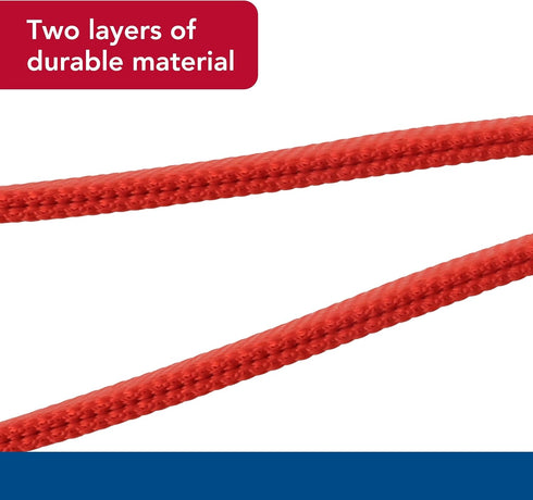 Coastal Pet Double-Ply Dog Collar, Red, 1" x 22"
