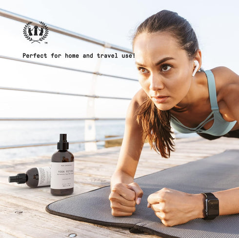 4 oz, Muse Apothecary Yoga Ritual - Aromatic and Refreshing Yoga Mat Cleaner, Infused with Essential Oils - Eucalyptus