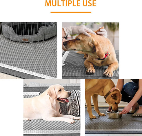 50 Count, 28'' 34'' Dog and Puppy Pee Pads x Charcoal Odor-Control Puppy Pads with Leak-Proof Quick-Dry Design, Pet