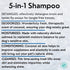 8 fl oz 5 in 1 Dog Shampoo for Itchy Skin, Sensitive Skin Dog Shampoo for Smelly Dogs