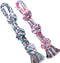UPSKY 2 Pack Nearly Indestructible Dog Rope Toys for Medium to Large Breeds, Dental Chew Toys