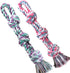 UPSKY 2 Pack Nearly Indestructible Dog Rope Toys for Medium to Large Breeds, Dental Chew Toys
