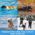Vivifying Waterproof Dog Leash - 20FT Black Durable PVC Coated Long Leash with Soft Handle for Outdoor Use