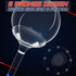 Golf Tees 3 1/4'' Unbreakable Transparent Acrylic, Long Golf Tees Bulk with Big Cup & 8 Prongs, 50 Pack