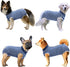 SAWMONG Blue Dog Recovery Suit, Post-Surgery Onesie for Female Dogs, XX-Large Size