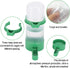 Lamoutor 4Pcs Plastic Bird Water Feeder Drinker Clip for Parrots Budgie Cockatiel Lovebirds