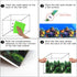 Lainrrew HD Aquarium Background Poster, Dual-Sided Water Plants & Fish Tank Landscape, 16"x40", Easy to Install