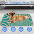 imiBBWQu Summer 27" 22" Cooling Pad Sky Blue Stripes Vintage Pet Mat for Outdoor Washable Dog Cooling Mat Pad Smart Pet