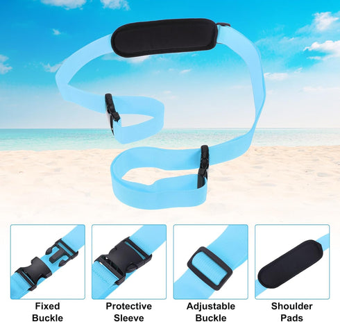 Backpack, PATIKIL Carrying Beach Chair Straps, Adjustable Beach Chair Straps Shoulder Carrying Straps for Folding Chair