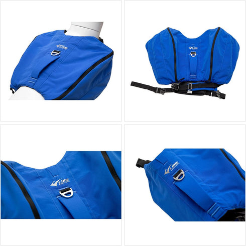 Lovelonglong Dog Backpack for Hiking - Multifunctional Outdoor Dog Day Pack with Zippered Side Pockets