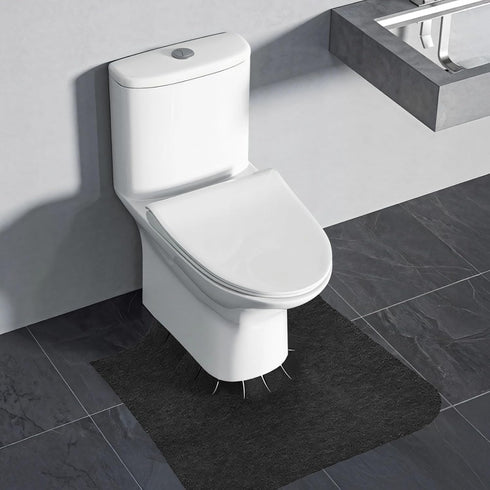 Commode 6 24 25.6 in/60.96 65cm, Commercial Upgrade Round Potty Training Mats, Pcs Toilet Rug Adjustable Inner Ring