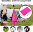 Golf Accessories Kit 20 PCS Gift Set - Golf Towel, Ball Marker, Pins, Cleaner, Pink Balls w/Holder, Alignment Kit