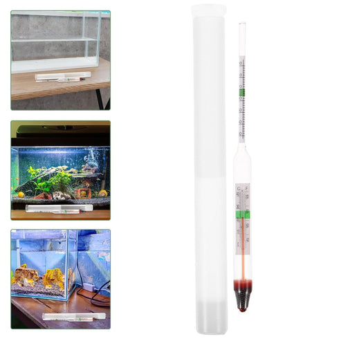 Toddmomy High Precision Hydrometer, Salt and Brine Glass Hydrometer for Pool and Aquarium Water