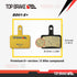 TOP BRAKE Disc Bike Brake Pads Compatible with Shimano Deore M515 M525, MTB/eMTB/Gravel/Cross-Country