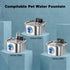 LUBERDUSH 20 Pack 108oz/3.2L 309A/309B/309C, 10 10 Replacement Cat Water Fountain Filters for Stainless Steel Pet Water