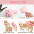 Cat Steam Brush - 3 in 1 Grooming Tool for Shedding with Water Tank, Self-Cleaning Comb for Cats & Dogs