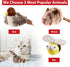 Gigwi Interactive Cat Toys, Animal Sound Bird/Mouse/Bee Interactive Squeaking Toys for Cats