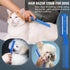 5 Pieces Razor Comb for Dogs, Pet Grooming Trimmer Comb with 25 Extra Blades, Manual Double Edge Razor (Blue)