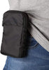Small Crossbody Cell Phone Bag - Black Phone Waist Bag, 6.5" Travel Shoulder Messenger Holster with Strap