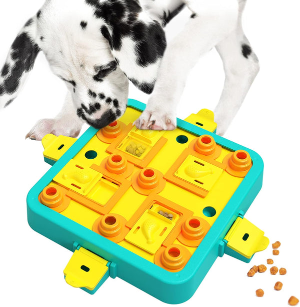 Dog Puzzle Toys, Level 3 Interactive Toy for Boredom, Treat Dispenser for Large Medium Small Dogs, IQ Training